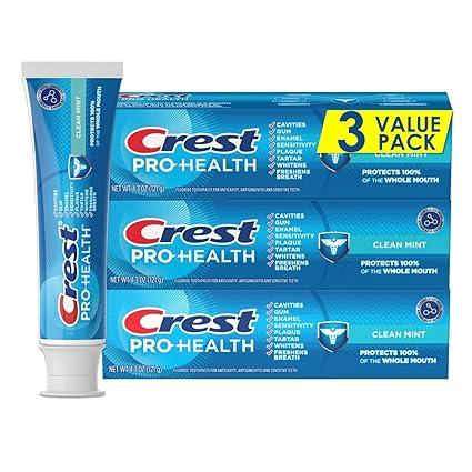 crest pro-health clean mint toothpaste 4.3oz  crest pro b0blj68f9r