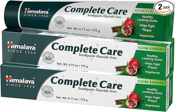 himalaya complete care toothpaste fluoride free to reduce plaque 6.17 oz  himalaya b00dre029a