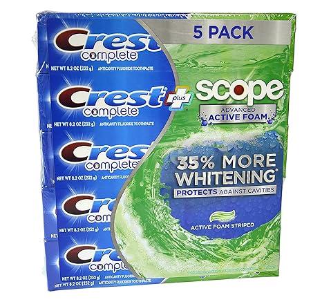 crest complete whitening scope mint outlast toothpaste  crest b07fjhmhk7