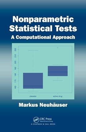 nonparametric statistical tests a computational approach 1st edition markus neuhauser 1439867038,