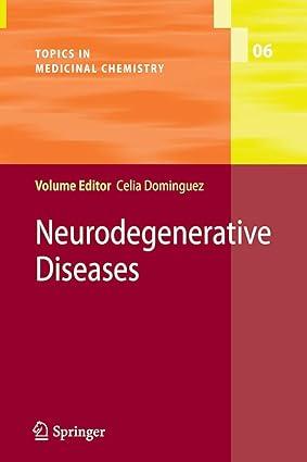 neurodegenerative diseases topics in medicinal chemistry 1st edition celia dominguez 3642266037,