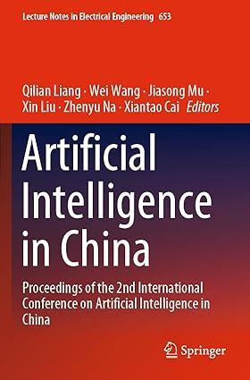 artificial intelligence in china proceedings of the 2nd international conference on artificial intelligence