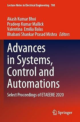 advances in systems control and automations select proceedings of etaeere 2020 1st edition akash kumar bhoi,