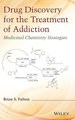 drug discovery for the treatment of addiction medicinal chemistry strategies 1st edition brian s. fulton