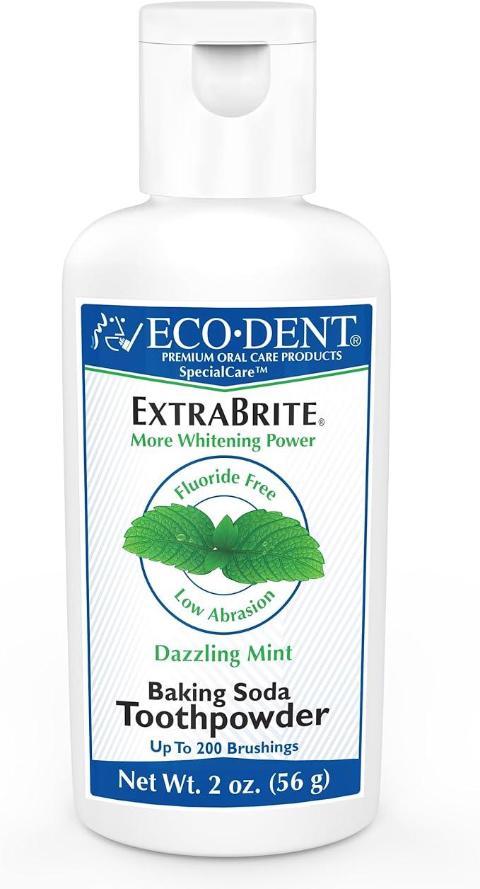 eco-dent extrabrite baking soda toothpowder  eco-dent b000olcjig