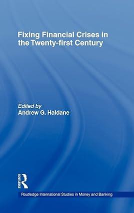 fixing financial crises in the 21st century 1st edition andrew haldane 0415327601, 978-0415327602