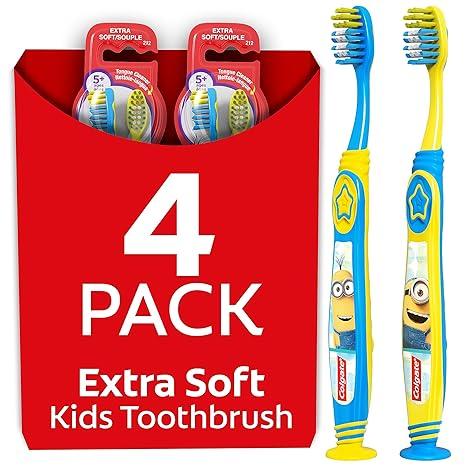 colgate kids toothbrush minions with extra soft bristles  colgate b0795shytm