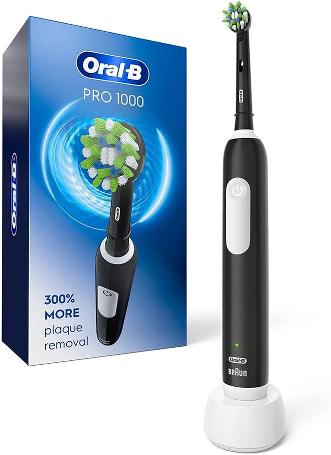 oral-b pro 1000 rechargeable electric toothbrush black  oral-b b01akgrtum