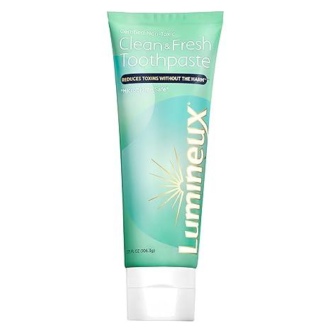 lumineux clean and fresh toothpaste certified non-toxic dentist formulated  lumineux b01ghckqty