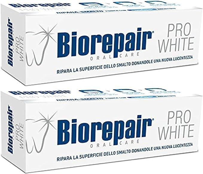 biorepair pro white whitening toothpaste with microrepair  biorepair b01n4rddbq