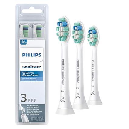 philips sonicare genuine c2 optimal plaque control toothbrush heads  philips sonicare b078bf27bf