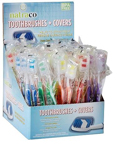 natraco bulk toothbrush pack with hygienic covers  natraco b07ncnrcmv