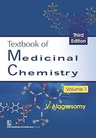 textbook of medicinal chemistry volume 1 1st edition v. alagarsamy 9385915495, 978-9385915499
