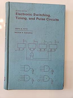 electronic switching timing and pulse circuits 2nd edition malcolm mcwhorter pettit, joseph 0070497265,