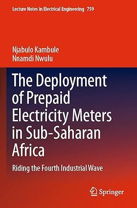 the deployment of prepaid electricity meters in sub-saharan africa riding the fourth industrial wave 1st