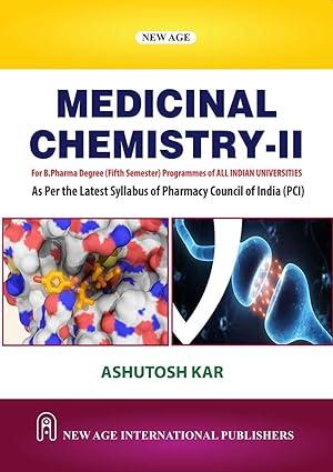 medicinal chemistry ii 1st edition kar ashutosh 9388818504, 978-9388818506
