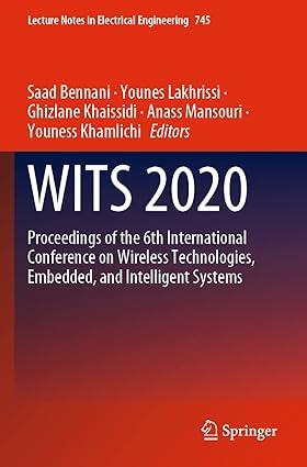 WITS 2020 Proceedings Of The 6th International Conference On Wireless Technologies Embedded And Intelligent Systems
