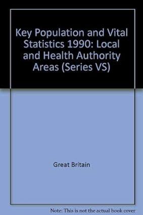 key population and vital statistics 1990 local and health authority areas series vs 1st edition great britain
