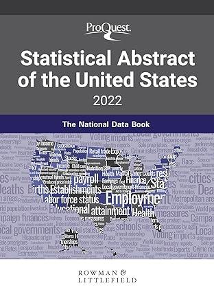 statistical abstract of the united states 2022 the national data book 1st edition bernan press, proquest
