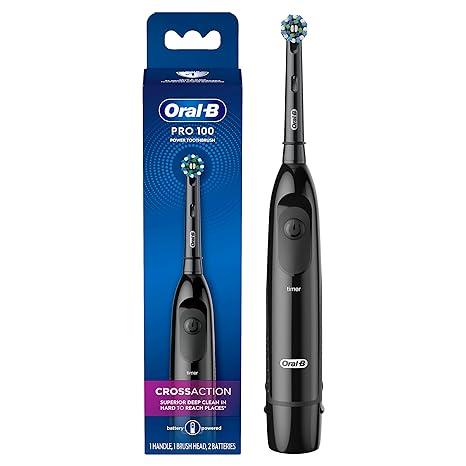 oral-b pro 100 crossaction battery powered electric toothbrush  oral-b b07xf8nt49