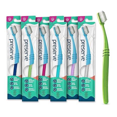 preserve eco friendly adult toothbrushes  preserve b009s7oj6c