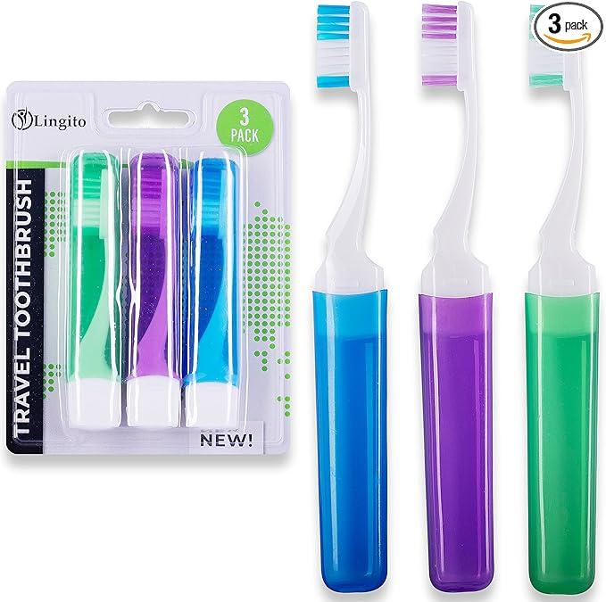 lingito travel toothbrushes with cover  lingito b08ybkjdfy