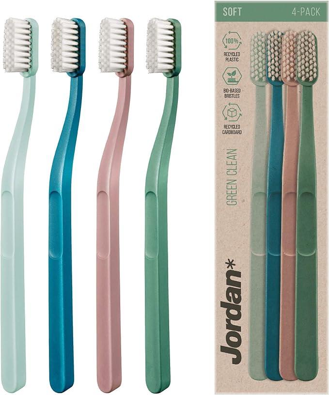 jordan green clean manual toothbrush scandinavian design  jordan b08vbpl3cv