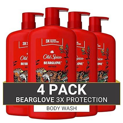 old spice wild bearglove scent body wash for men  old spice b077t2vvf2