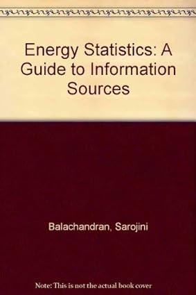 energy statistics a guide to information sources 1st edition sarojini balachandran 0810314193, 978-0810314191
