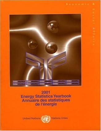 energy statistics yearbook 2001 45th edition united nations 9210612078, 978-9210612074