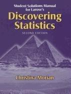 discovering statistics student solutions manual 2nd edition daniel t. larose 1429257067, 978-1429257060