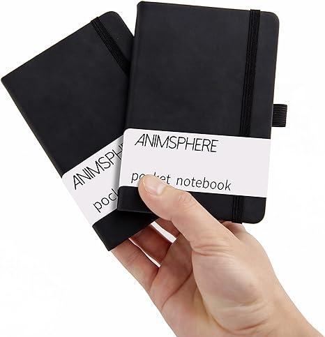 animusphere 2 pack pocket journal notebook 4 x 5.7  animusphere b09ycyv8c1