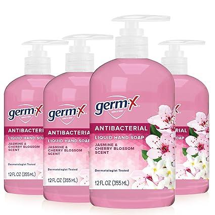 germ-x antibacterial hand soap dermatologist tested pack of 4  germ-x b0bw9rnytg