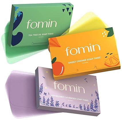 fomin antibacterial paper soap sheets for hand washing 300 sheets  fomin b08882hq85