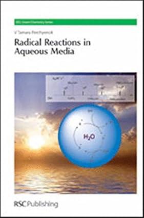 radical reactions in aqueous media green chemistry series volume 6 1st edition tamara perchyonok