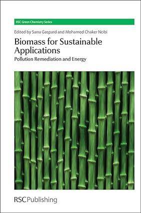 biomass for sustainable applications pollution remediation and energy green chemistry series volume 25 1st