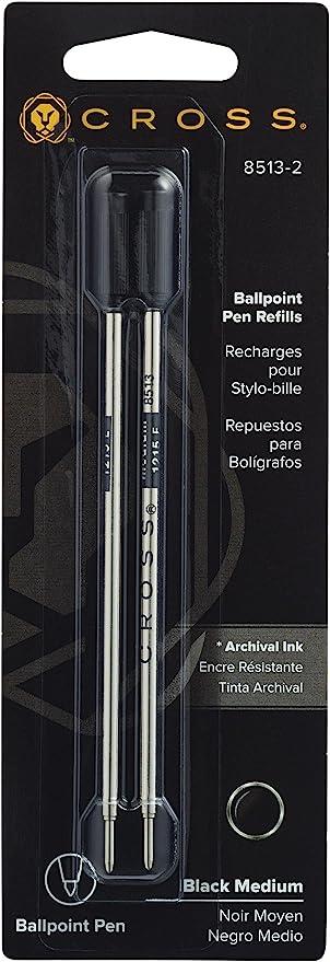 cross refills for ballpoint pens medium black ink  cross b004i9cz2u