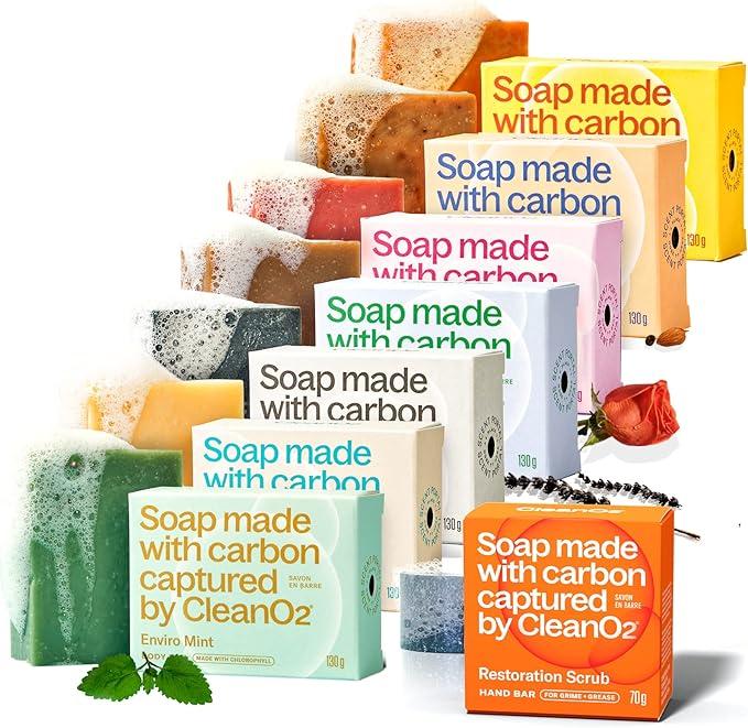 cleano2 natural vegan body soap bars  cleano2 b0bhtz7l85