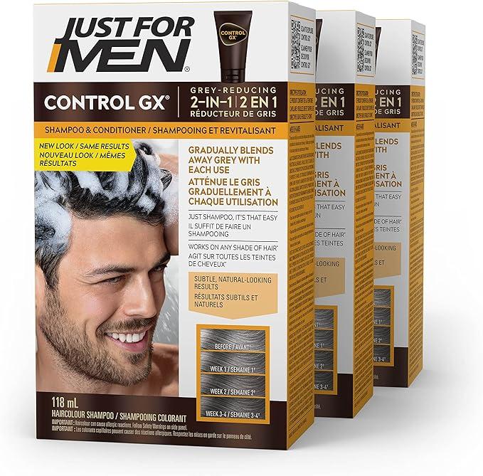 just for men control gx 2 in 1 grey reducing shampoo and conditioner  just for men ?b08xyk91cz