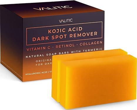 valitic kojic acid dark spot remover soap bars  valitic b09mfmctrk