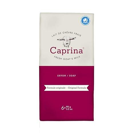 caprina canus fresh goats milk soap original formula 3.2 ounce pack of 6  caprina b00lt4d90o