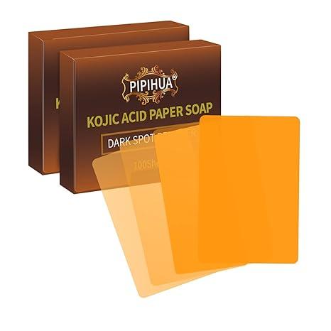 pipihua kojic acid soap paper sheets  pipihua b0cj91vzwb