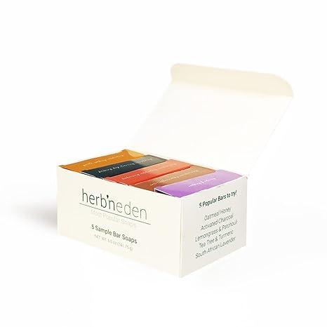 herbn eden pack of 5 soaps for women and men face and body  herb’n eden b0bhbkcqyx