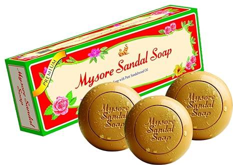 mysore sandal soap 150g pack of 3  mysore b00bmr071w