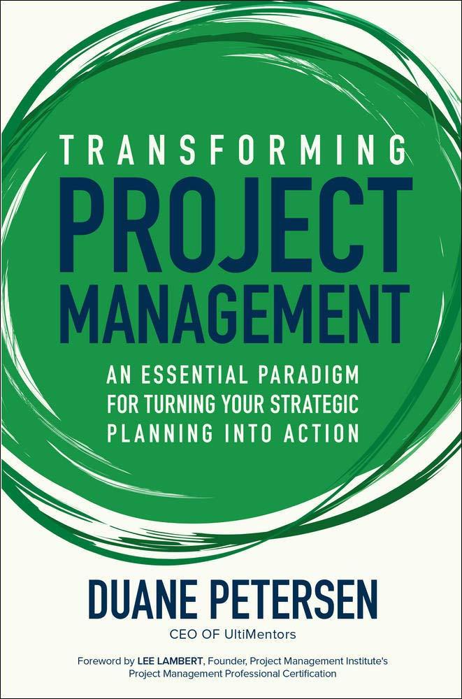 transforming project management an essential paradigm for turning your strategic planning into action 4th