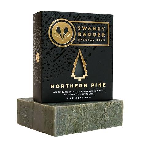 Swanky Badger Natural Soap Bar Northern Pine
