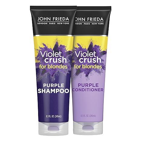 john frieda violet crush purple shampoo and conditioner set for blonde hair  john frieda b09xyy389d