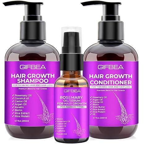 gifbea hair growth shampoo and conditioner set  gifbea b0c6xtpbyb