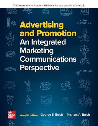 ise advertising and promotion an integrated marketing communications perspective 12th edition george belch,