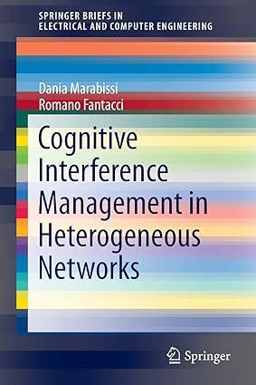 cognitive interference management in heterogeneous networks 1st edition dania marabissi, romano fantacci